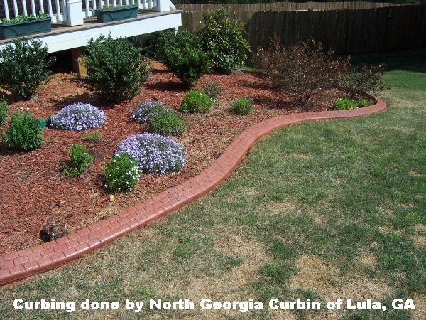 Curbing done by North Georgia Curbin of Lula, GA