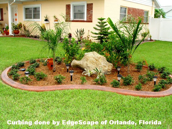 Curbing done by EdgeScape of Orlando, FL