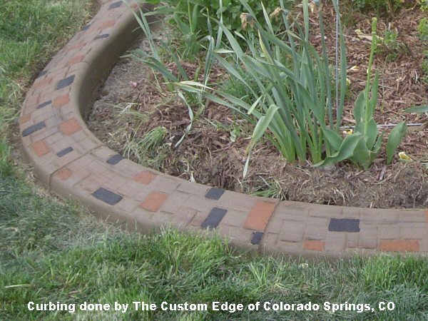 Curbing done by The Custom Edge of Colorado Springs, CO