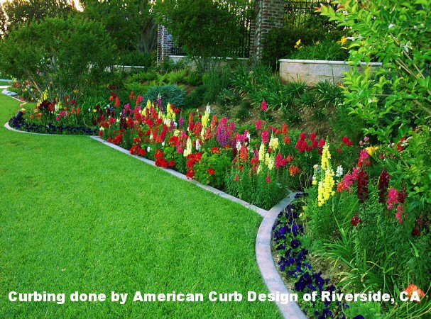 Curbing done by American Curb Design of Riverside, CA 