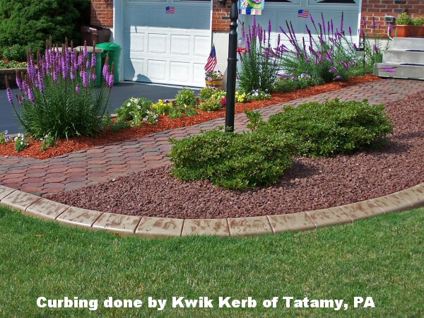 Curbing done by Kwik Kerb of Tatamy, PA