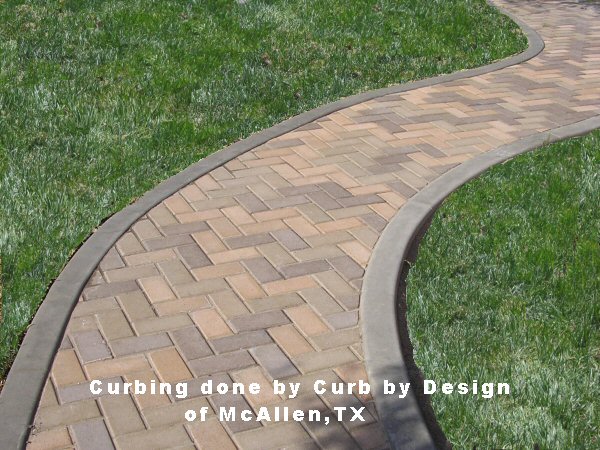 Curbing done by Curb by Design of McAllen, TX