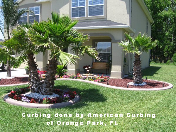 Curbing done by American Curbing of Orange Park, FL