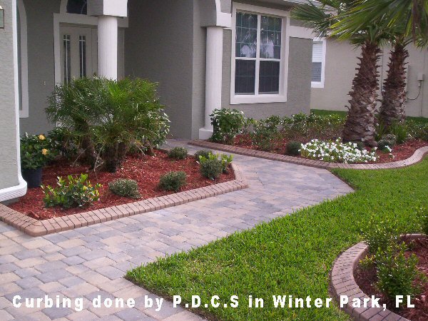 Curbing done by P.D.C.S in Winter Park, FL