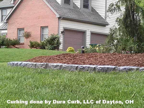 Curbing done by Dura Curb,LLC of Dayton,OH