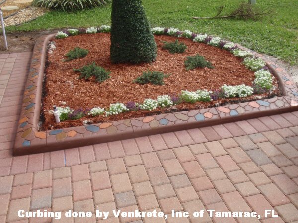 Curbing done by Venkrete, Inc of Tamarac, FL
