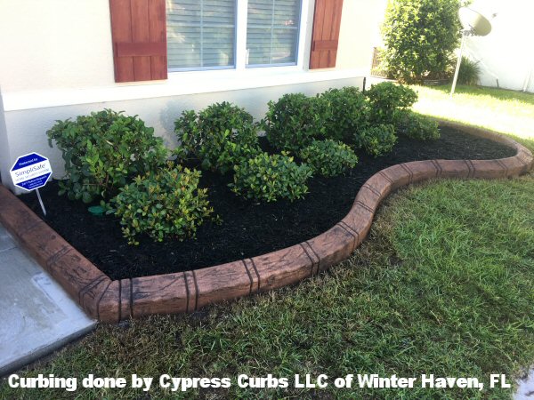 Curbing done by Cyprus Curbs LLC of Winter Haven, FL