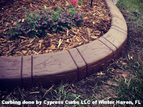 Curbing done by Cypress Curbs LLC of Winter Haven, FL